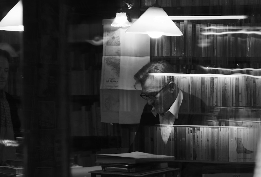 detective reviewing documents
